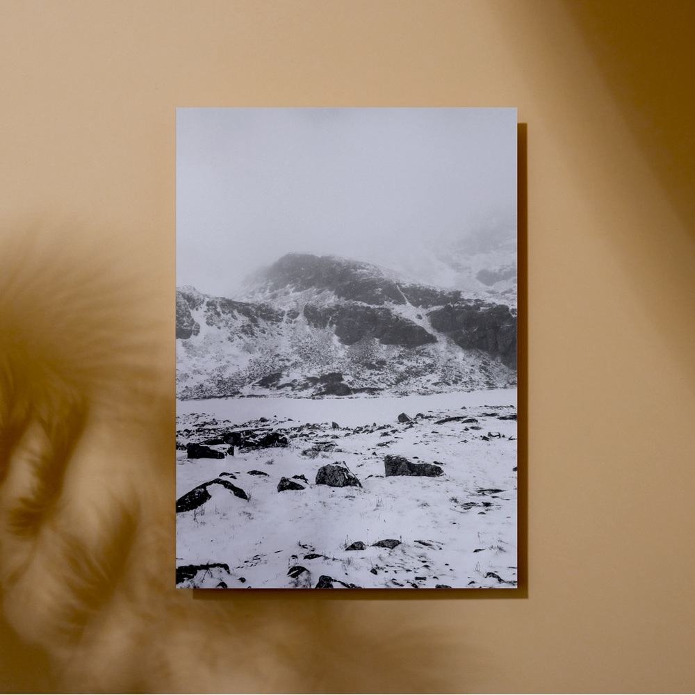 11 x 14 beautiful winterwonderland snowymountains photograph